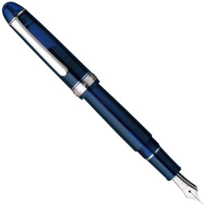 Platinum 3776 Century Chartres Blue Silver fountain pen