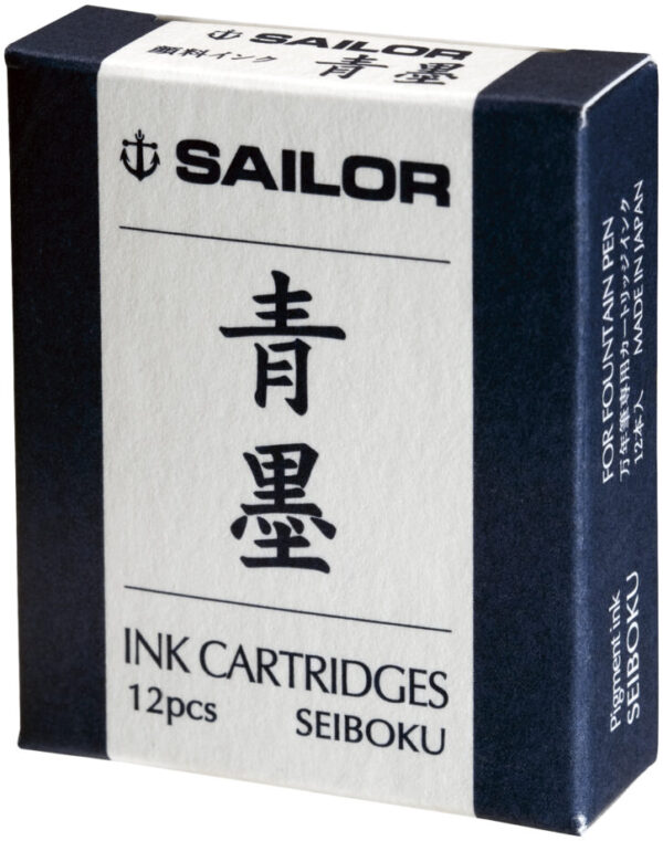 Sailor Ink Cartridges in Seiboku Blue-Black