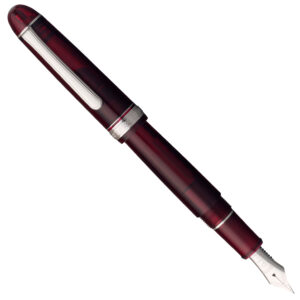 Platinum 3776 Century Bourgogne Red Silver fountain pen