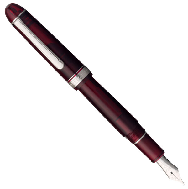 Platinum 3776 Century Bourgogne Red Silver fountain pen