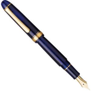 Platinum 3776 Century Chartres Blue Gold fountain pen