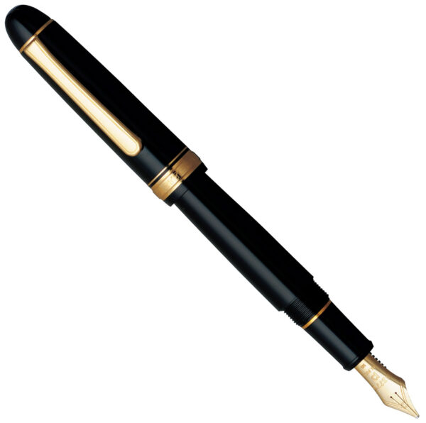 Platinum 3776 Century Black Gold Music Pen