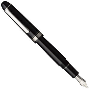 platinum 3776 century black silver music pen