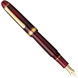 platinum 3776 century bourgogne red fountain pen