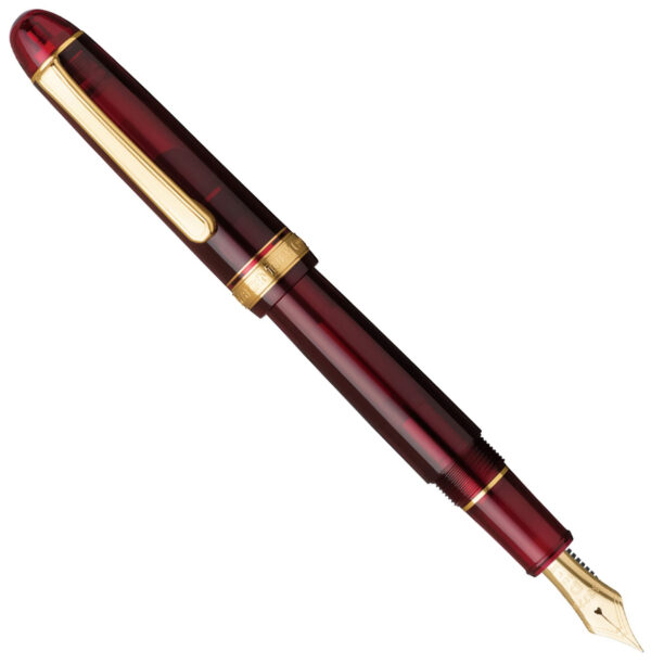 platinum 3776 century bourgogne red fountain pen