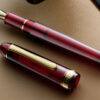 platinum 3776 century bourgogne red fountain pen