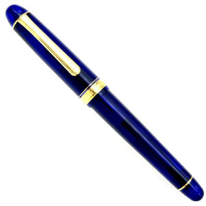 Platinum 3776 Century Chartres Blue Gold Music Pen