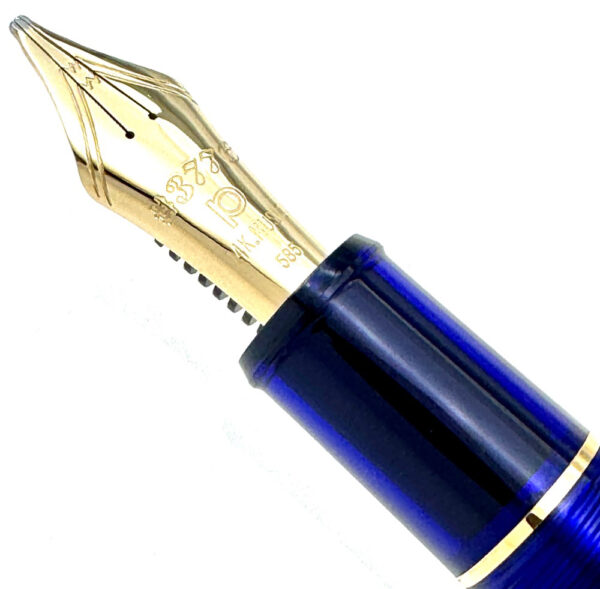 Platinum 3776 Century Chartres Blue Gold Music Pen