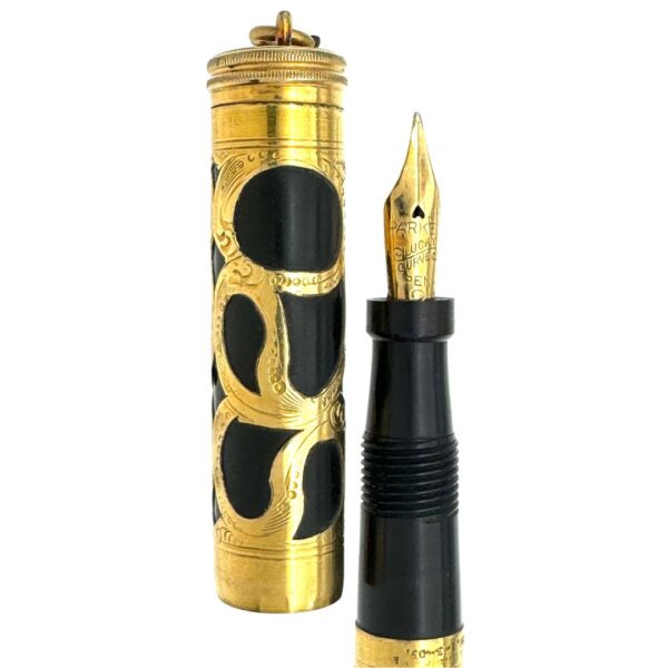 Parker No 16 Gold-Filled Metal Filagree fountain pen