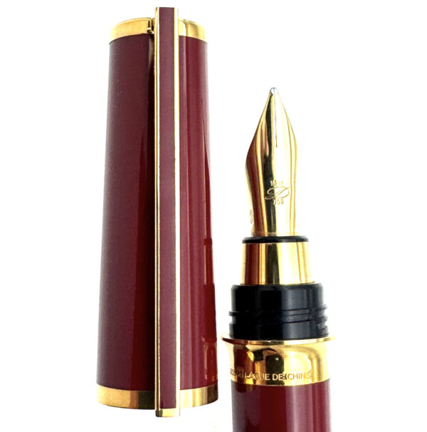 S.T. Dupont Montparnasse Chinese Red Lacquer fountain pen