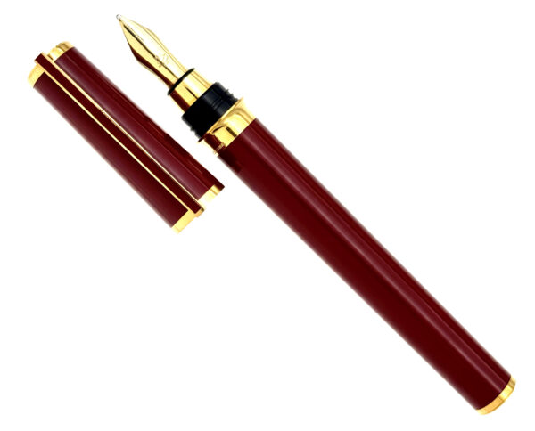 S.T. Dupont Montparnasse Chinese Red Lacquer fountain pen