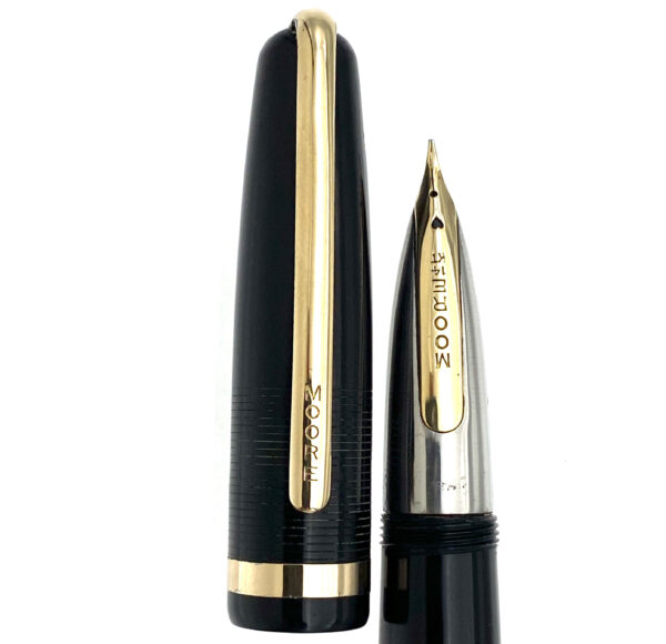 Moore Fingertip Lustre Black fountain pen