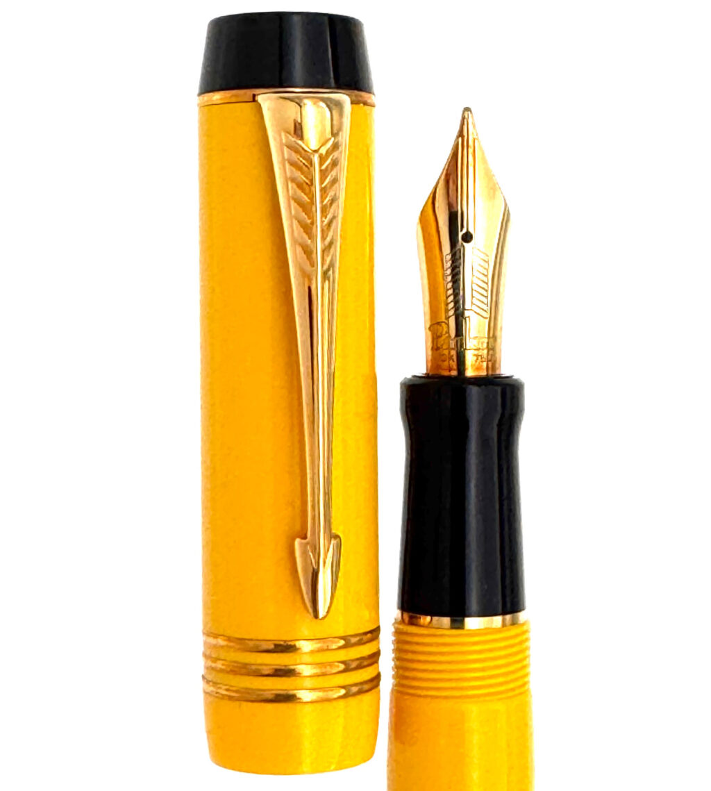 Parker Duofold Centennial Mandarin Yellow Limited Edition fountain pen