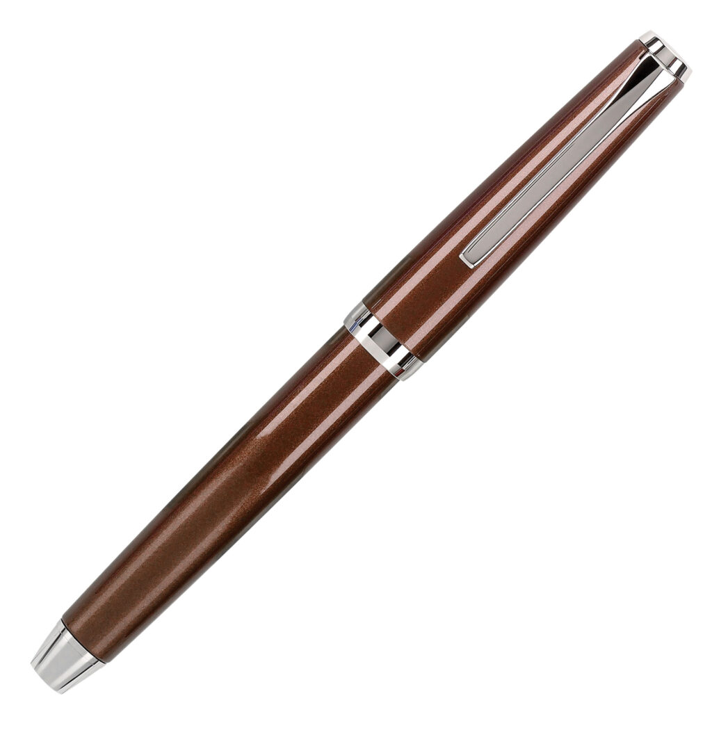Pilot Metal Falcon Brown fountain pen