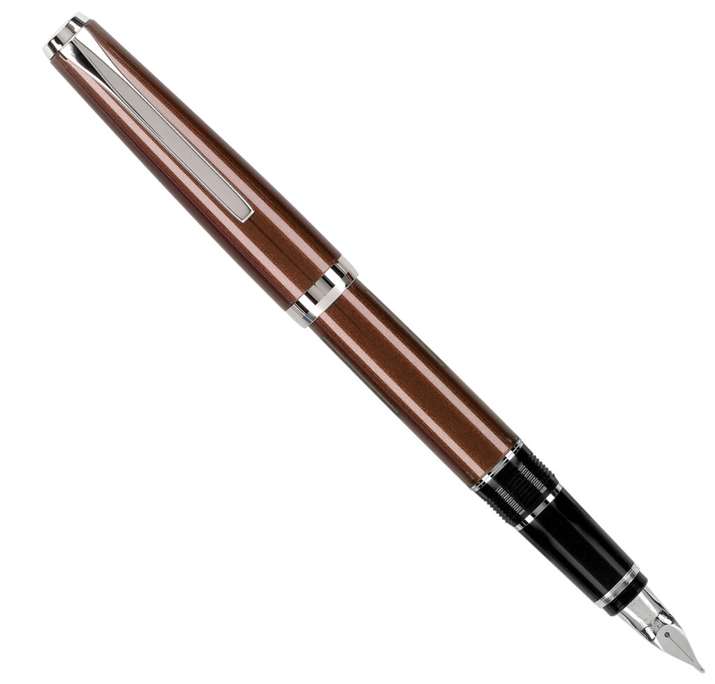 Pilot Metal Falcon Brown fountain pen