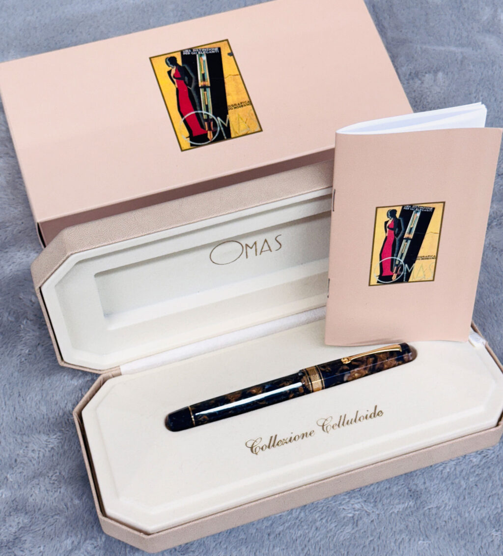 OMAS Paragon Saffron Blue fountain pen