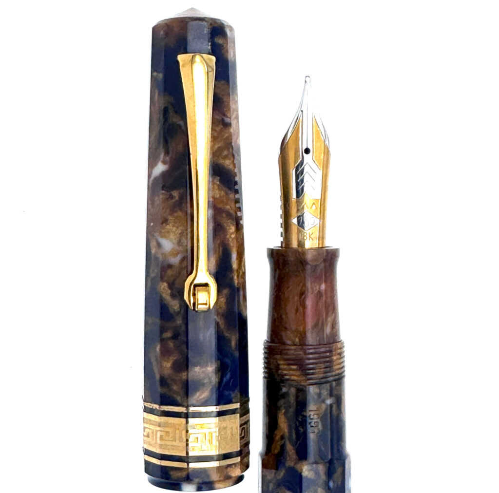 OMAS Paragon Saffron Blue fountain pen