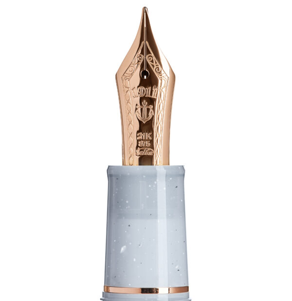 Sailor Pro Gear Every Rose Has Its Thorn fountain pen nib close-up