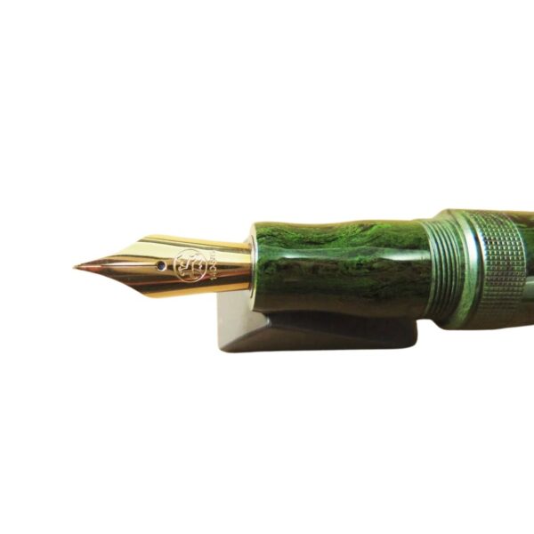 Eboya Kyouka Large Kunpuu Green fountain pen