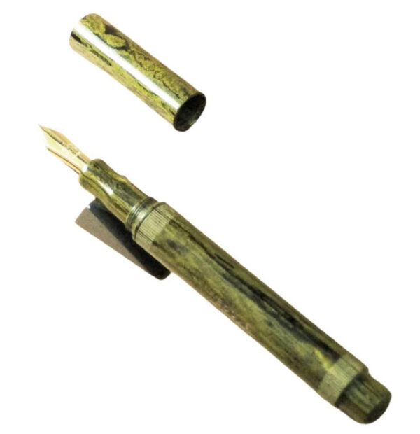 Eboya Kyouka Medium Kougetsu Yellow Fountain Pen