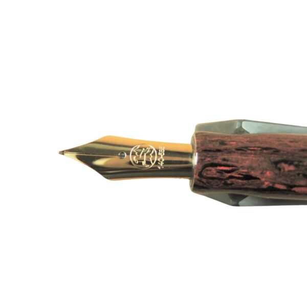 Eboya Kyouka Medium Tanshin Red fountain pen