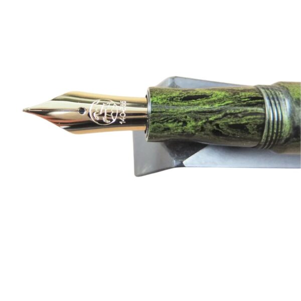 Eboya Kyouka Small Wakaba Yellow Green fountain pen