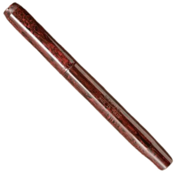 Eboya Yuzen Tanshin Red fountain pen capped