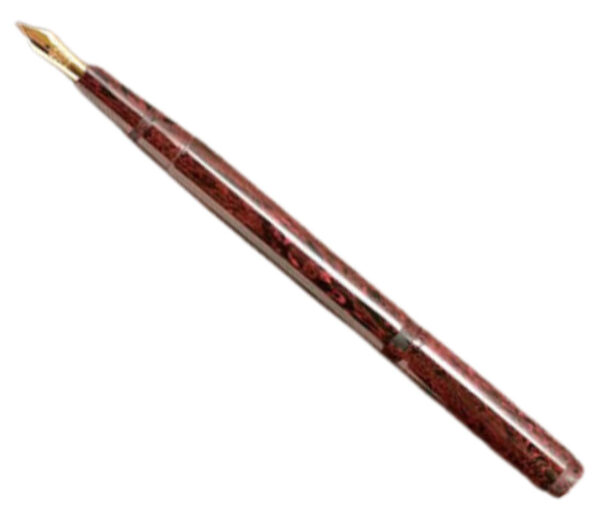 Eboya Yuzen Tanshin Red fountain pen
