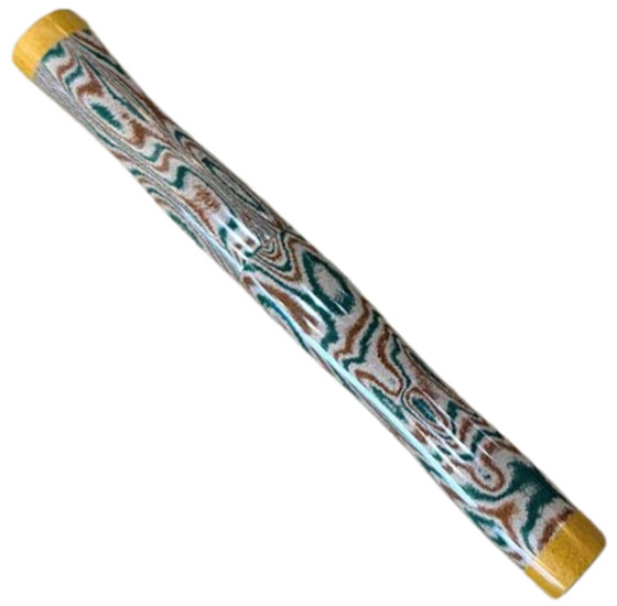Eboya Nalu Miyabi Green and Yellow fountain pen