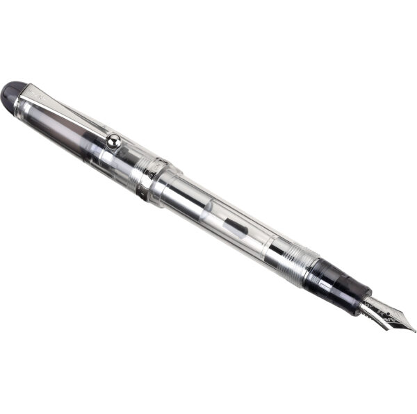 Pilot Custom 74 Clear Demonstrator fountain pen angled