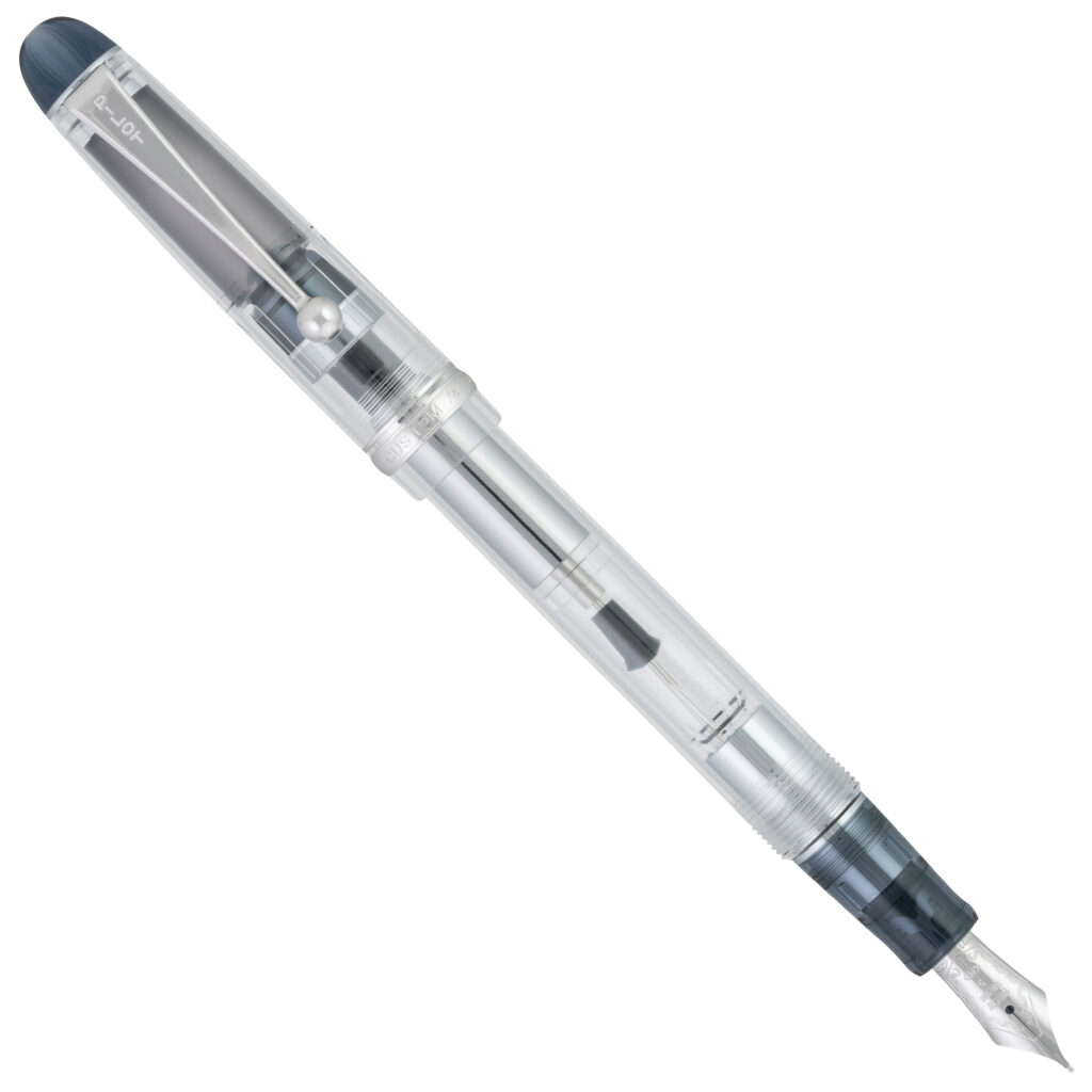 Pilot Custom 74 Clear Demonstrator fountain pen posted