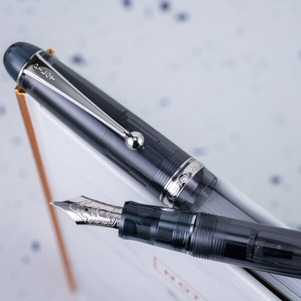 Pilot Custom 74 Smoke Demonstrator fountain pen cap and nib