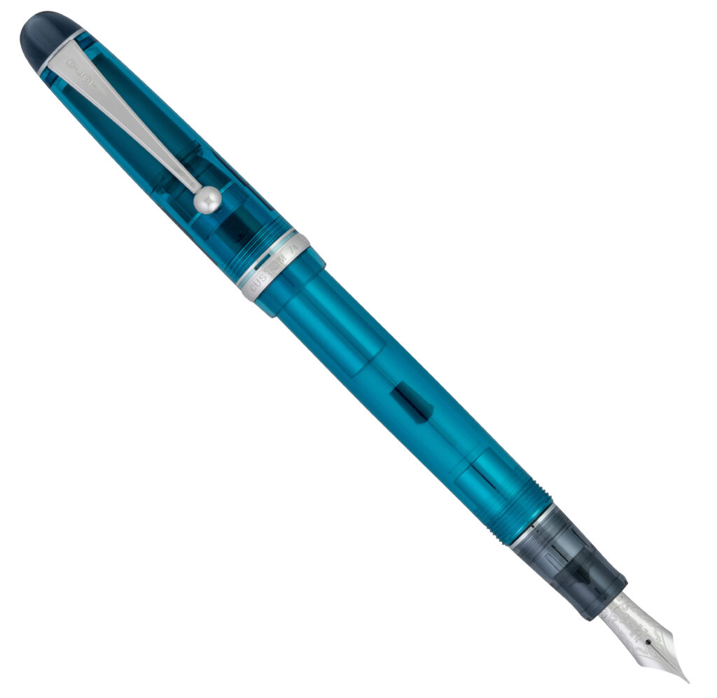 Pilot Customer 74 Teal Demonstrator fountain pen