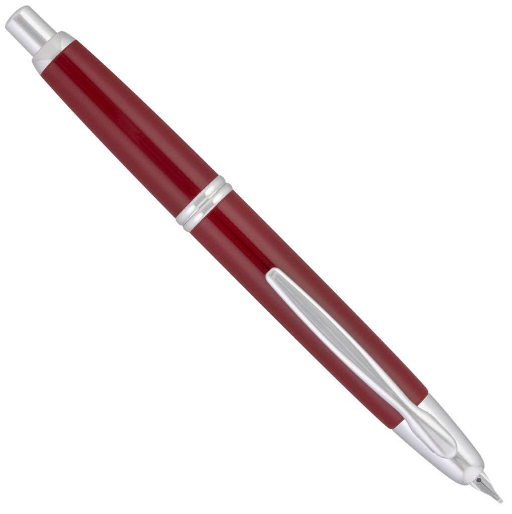 Pilot Vanishing Point Red Rhodium fountain pen