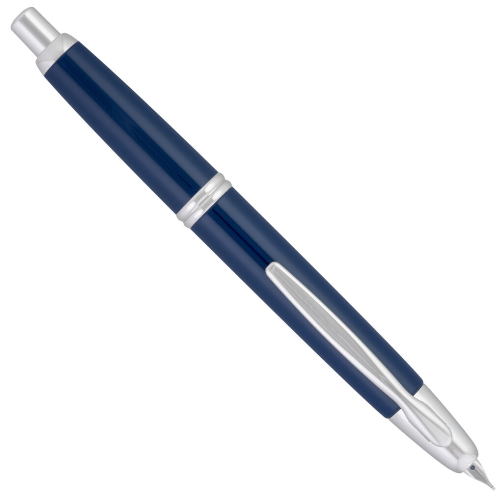 Vanishing Point Blue Rhodium fountain pen