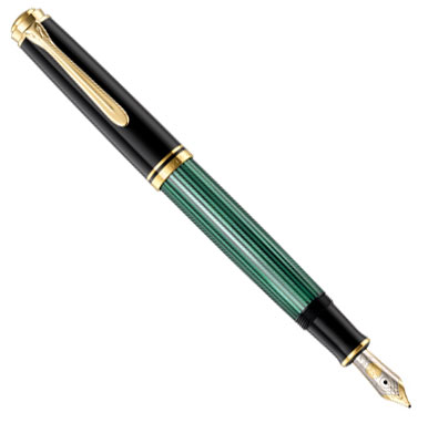 Pelikan Souveran M600 Black Green fountain pen