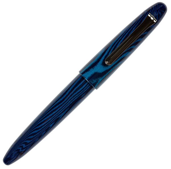 Sailor King of Pen Ebonite Blue Phoenix fountain pen closed