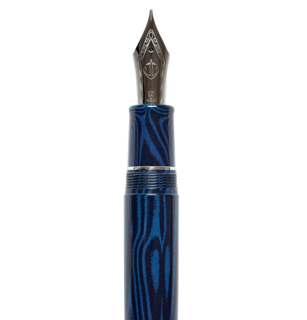 Sailor King of Pen Ebonite Blue Phoenix nib