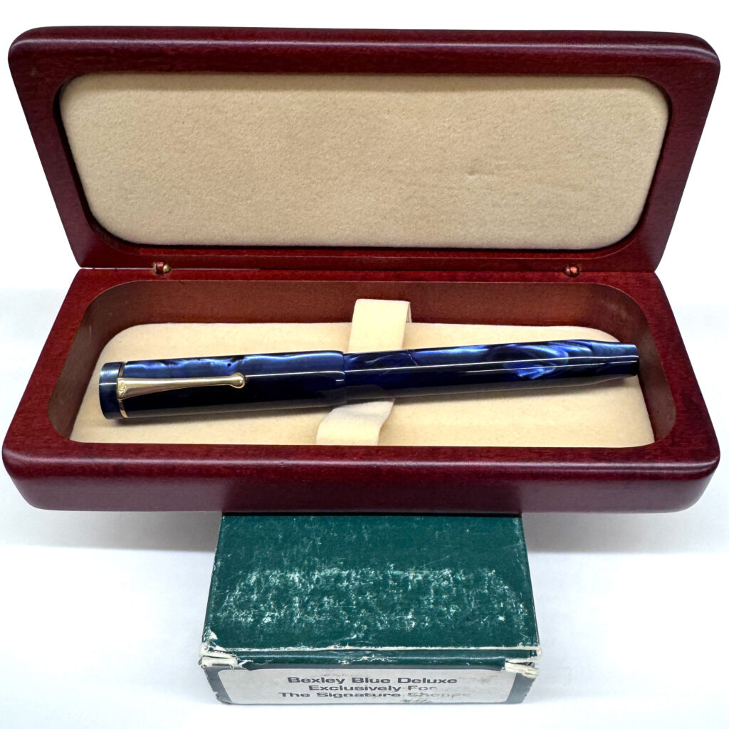 Bexley Blue Deluxe Limited Edition fountain pen - pen in box