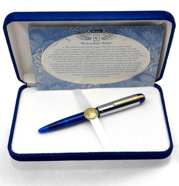 Eversharp Skyline Doctor's Blue Demonstrator box
