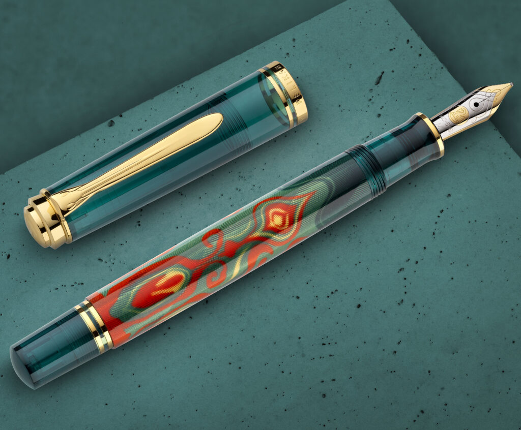 Pelikan Souveran M601 Rudi Rother - green background