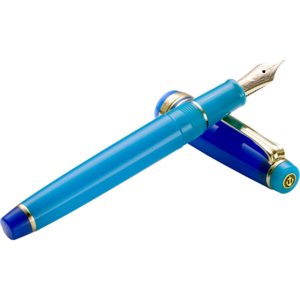 Sailor Pro Gear Slim Blue Quasar - cap and barrel