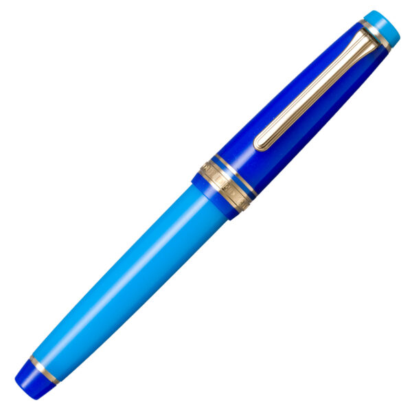 Sailor Pro Gear Slim Blue Quasar - closed