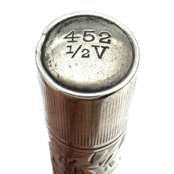 Waterman 452 1/2 V Sterling Silver fountain pen - barrel end