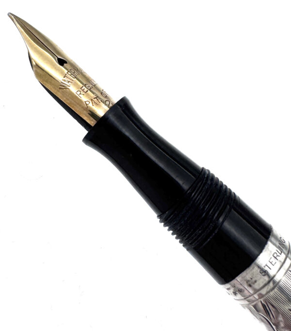 Waterman 452 1/2 V Sterling Silver fountain pen - nib