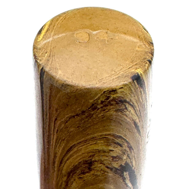 Waterman 94 Olive Ripple fountain pen end detail