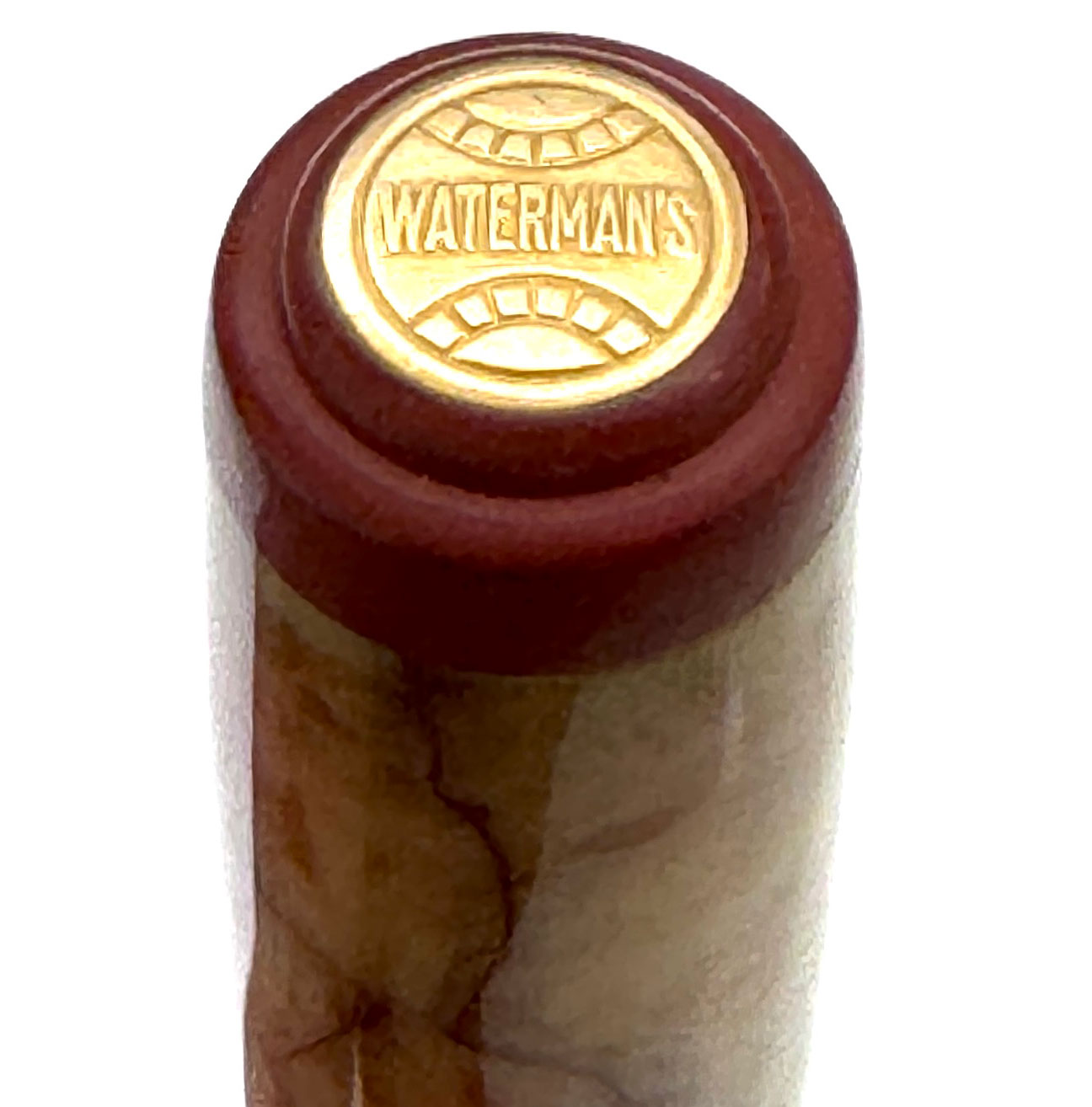 Waterman Patrician Onyx fountain pen barrel end