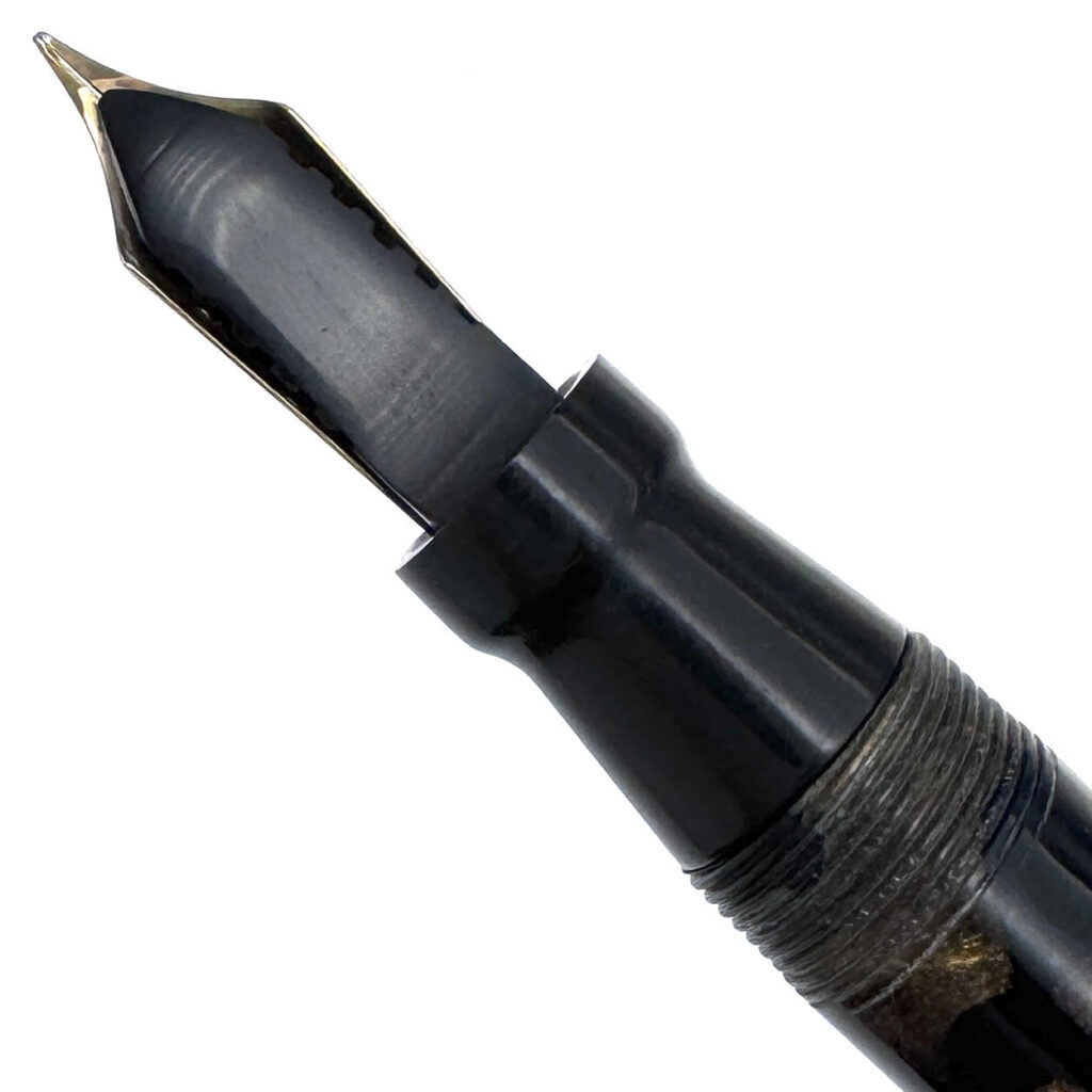 Conklin Endura Senior Black and Bronze Celluloid - nib underside