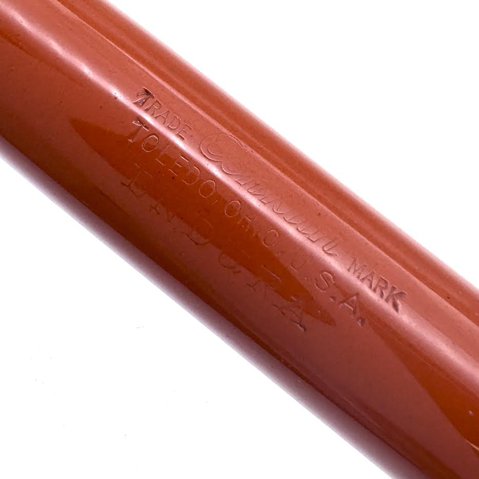 Conklin Endura Senior Red Celluloid - name close