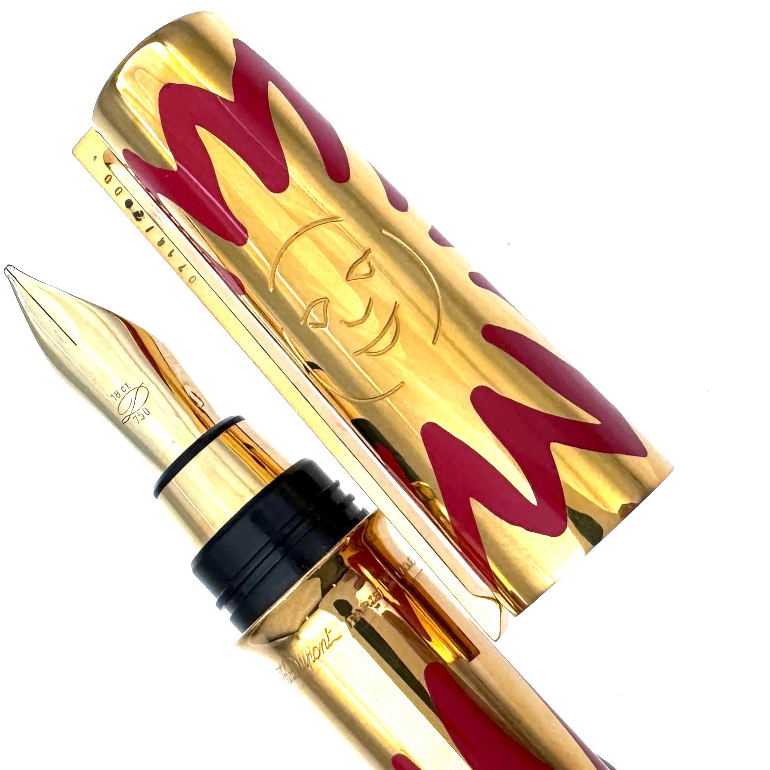 S.T.-Dupont-Montparnasse-Rendez-Vous-Sun-Limited-Edition-Nib-and-Cap-Close